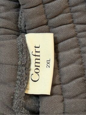 Unisex Comfrt Signature Soft Sweatpants 2XL Gray Heavyweight Fleece Anti-Anxiety